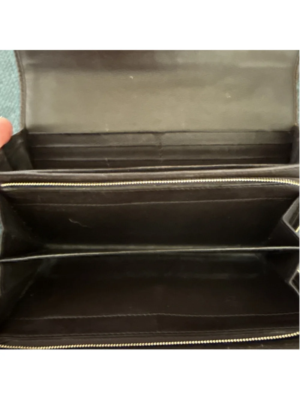 GUCCI Guccissima Interlocking G Continental Long Wallet Brown Leather